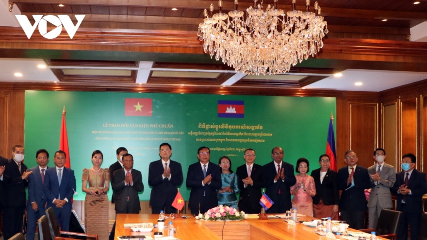 Vietnam, Cambodia exchange Land Boundary Demarcation Protocol